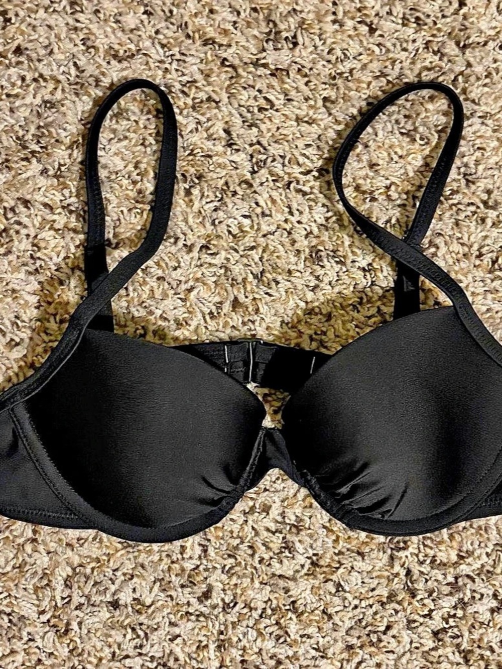 Aerie Black Bra Bikini Top US 32B NWT